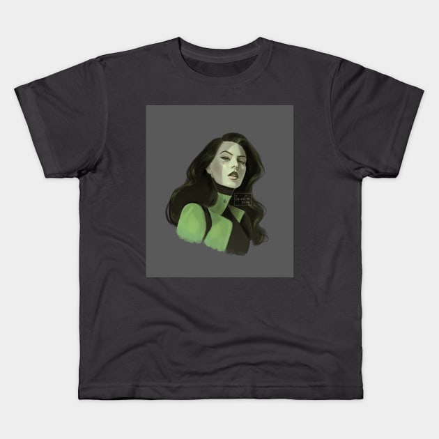 Shego Kids T-Shirt by Squeefox